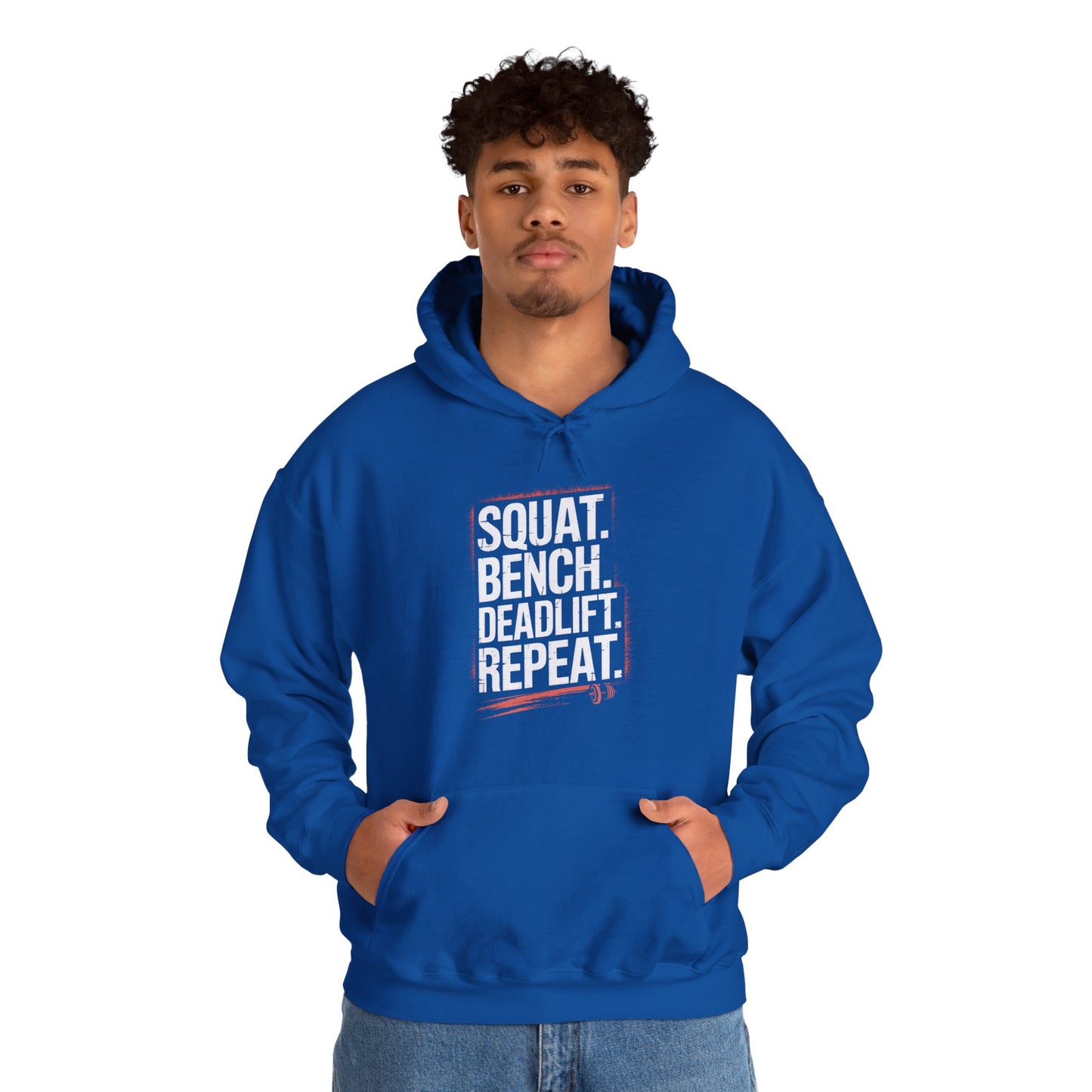Squat Bench Deadlift Repeat Hooded Sweatshirt