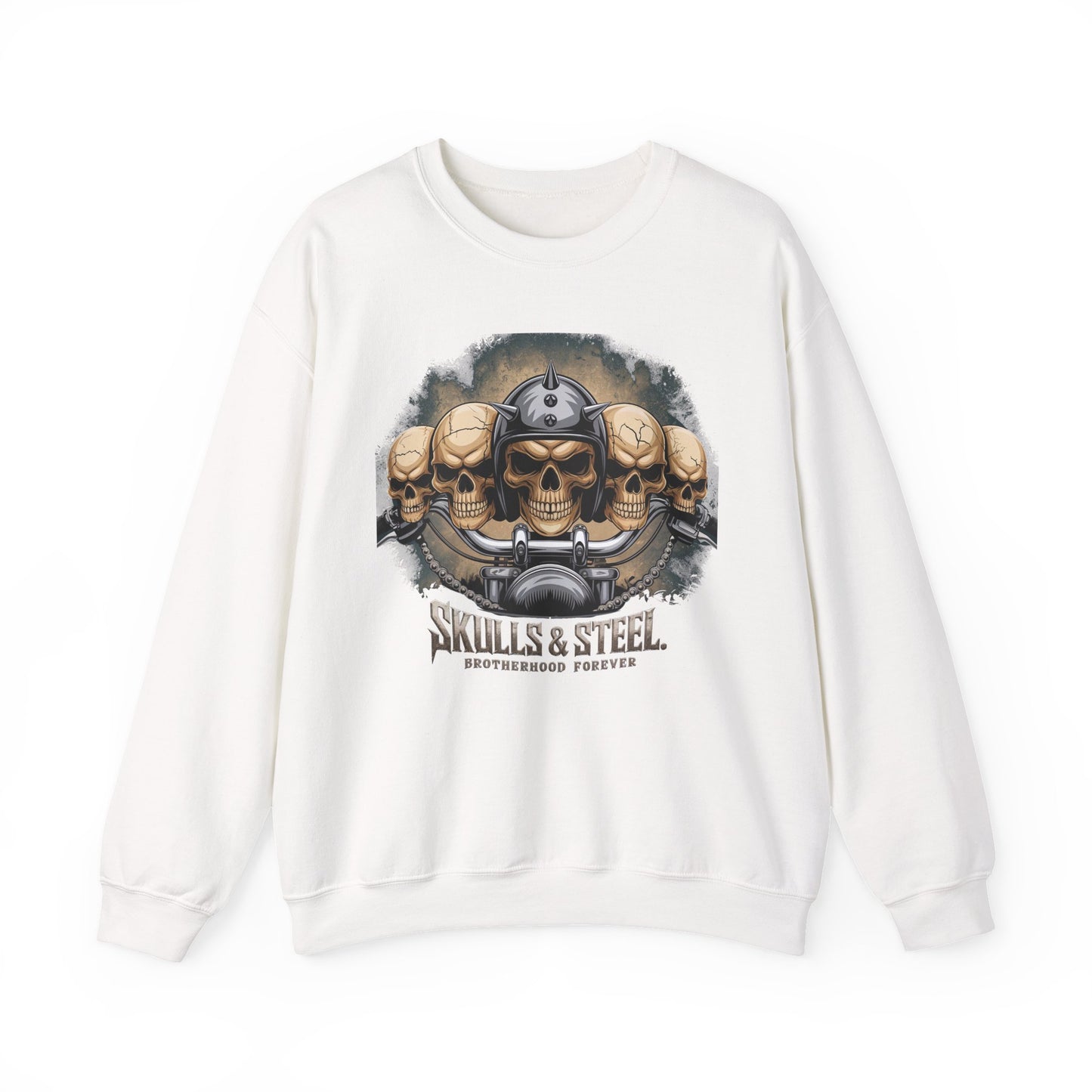 Skulls & Steel Brotherhood Forever Crewneck Sweatshirt