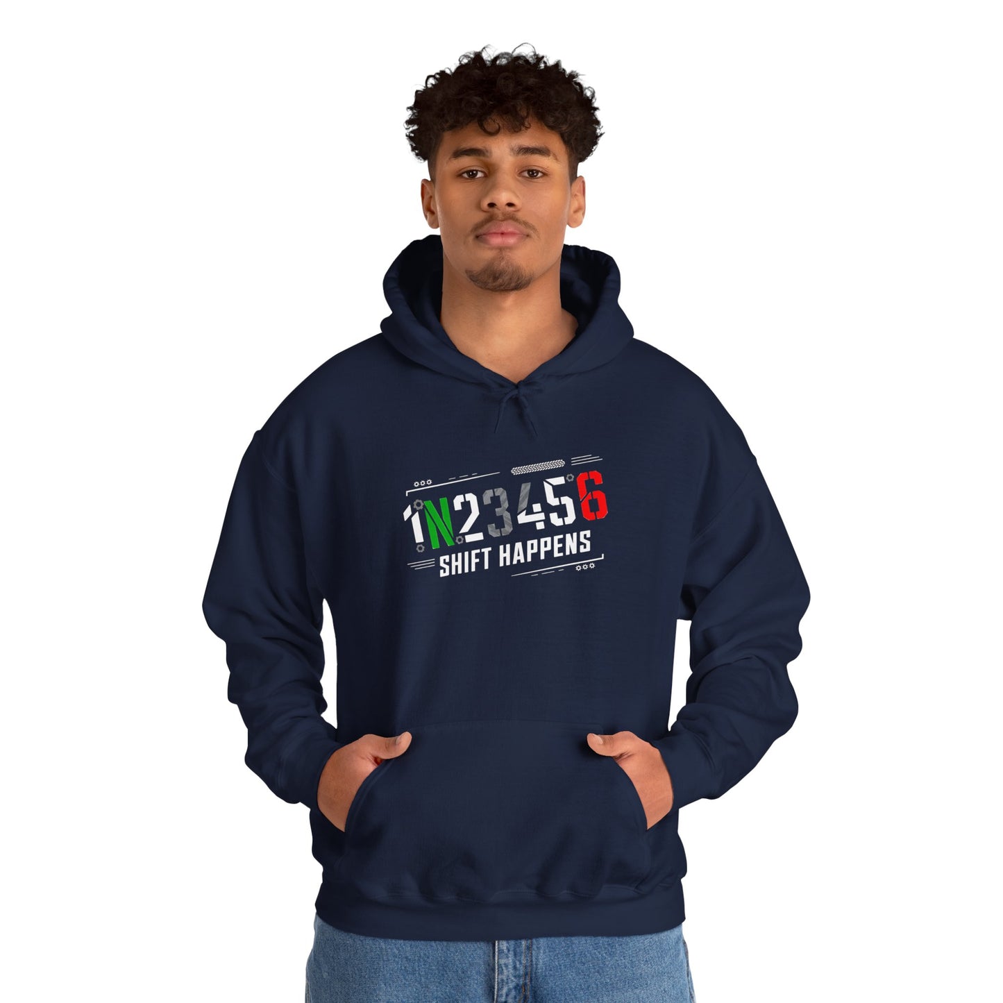 1N23456 Shift Happens Hooded Sweatshirt