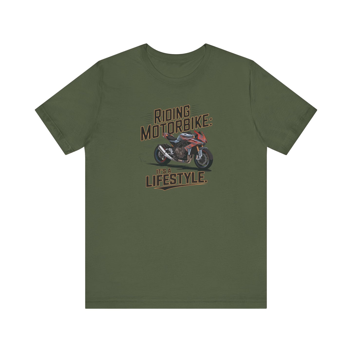 Riding Motorbike: It's A Lifestyle Short Sleeve Tee