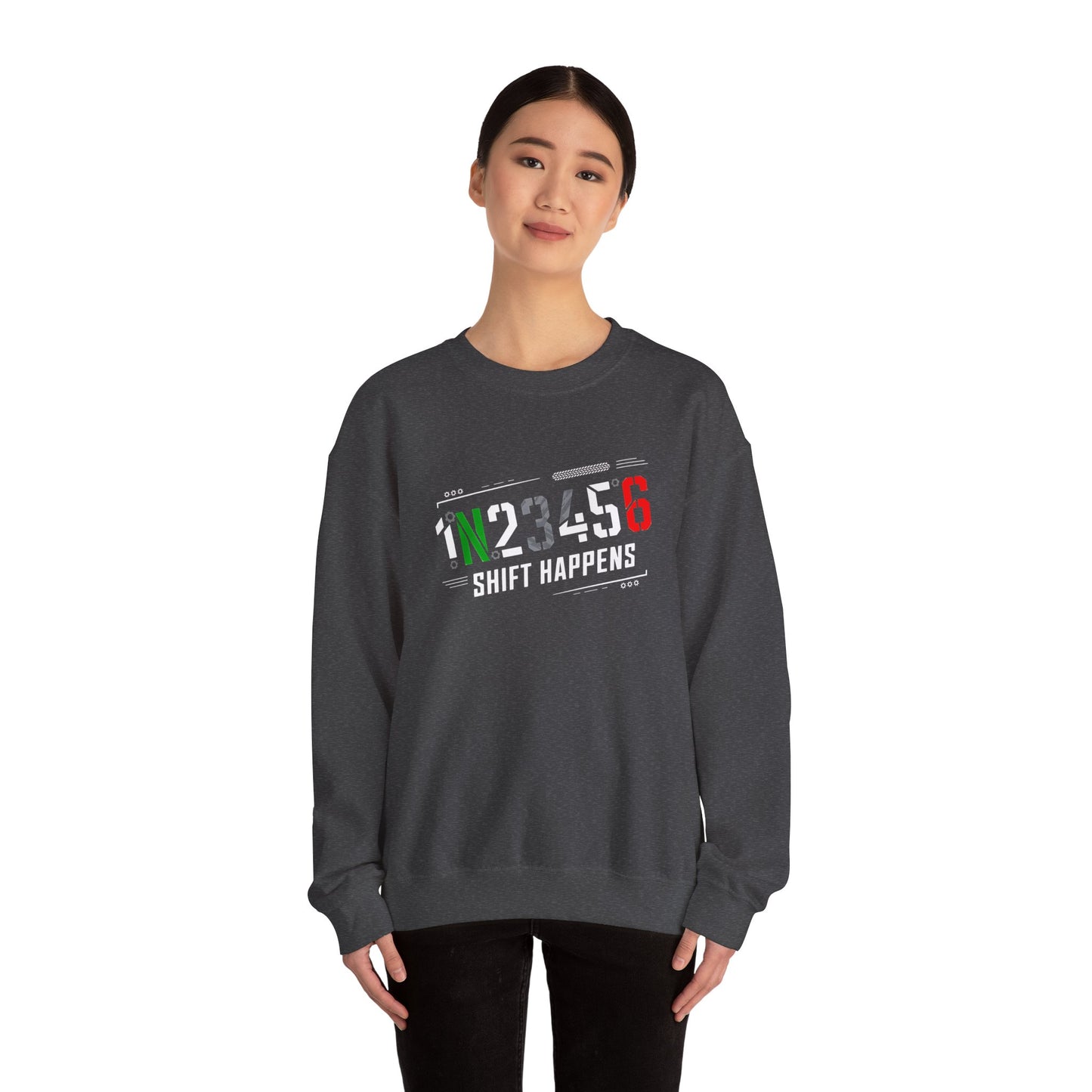 1N23456 Shift Happens Crewneck Sweatshirt