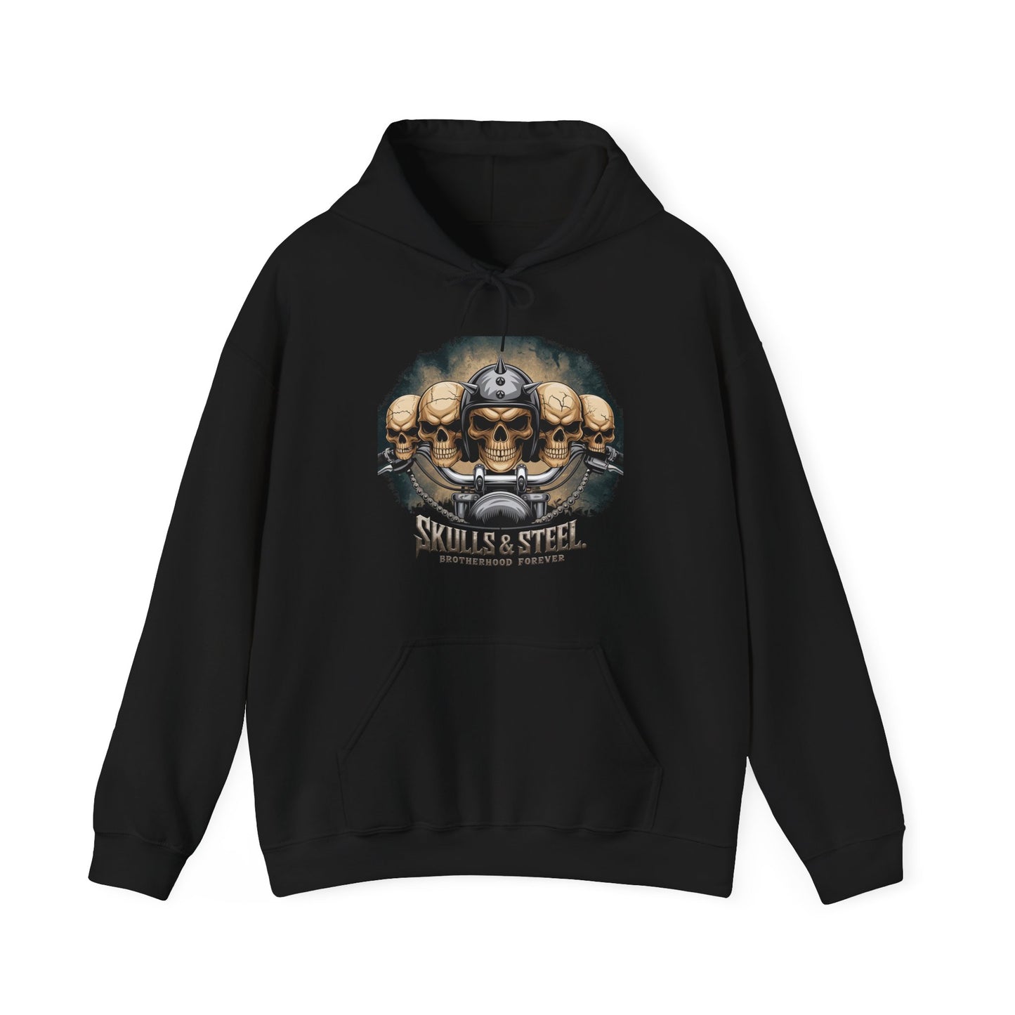 Skulls & Steel Brotherhood Forever Hooded Sweatshirt
