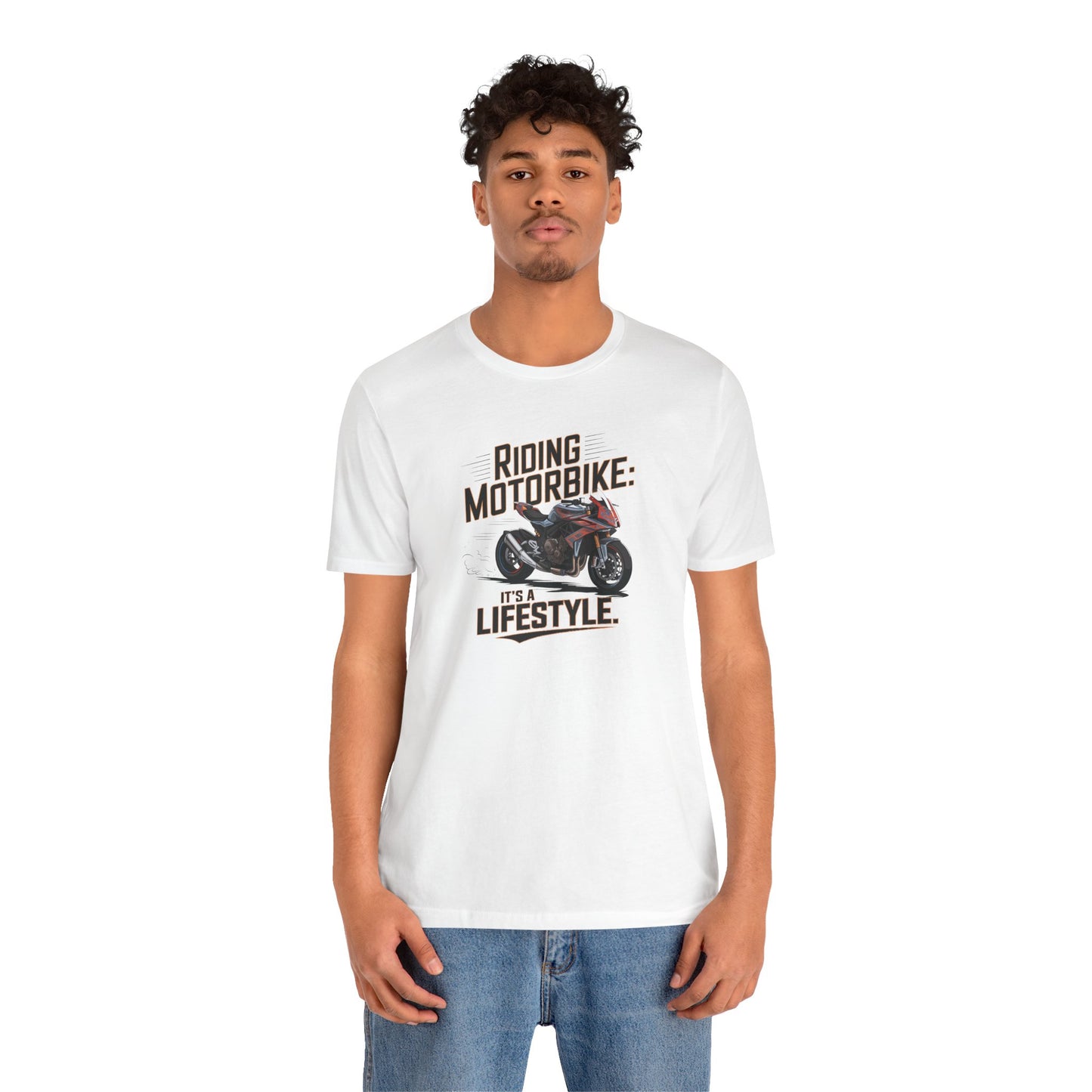 Riding Motorbike: It's A Lifestyle Short Sleeve Tee