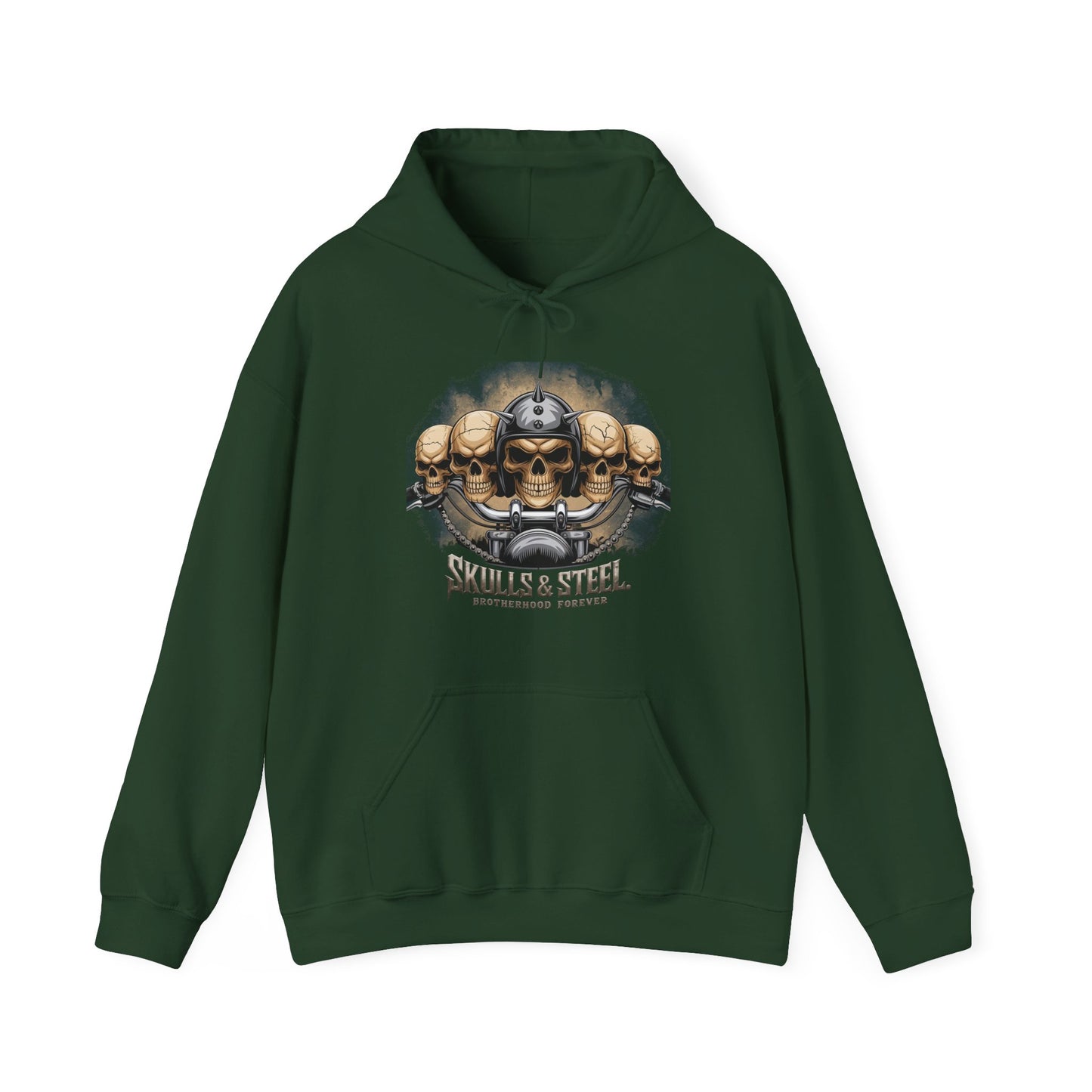 Skulls & Steel Brotherhood Forever Hooded Sweatshirt