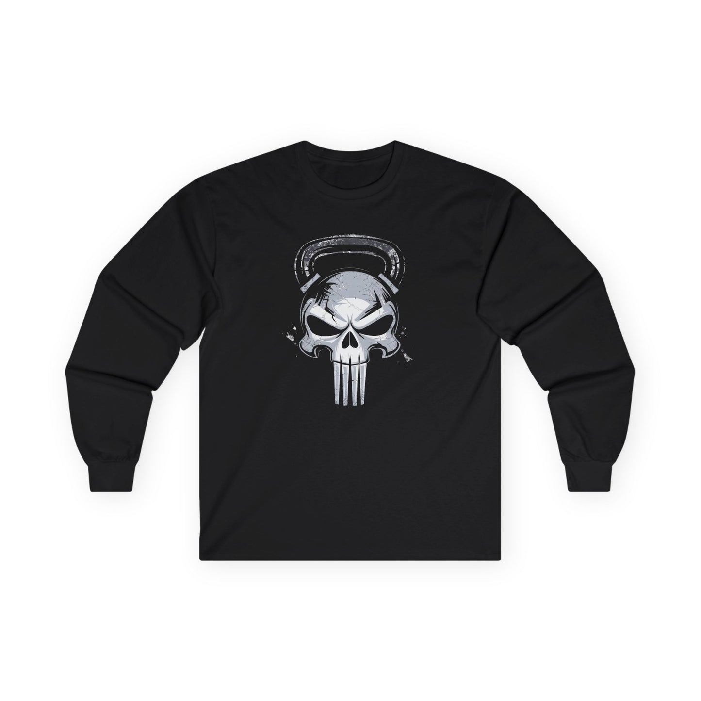 Kettlebell Skull Long Sleeve Tee
