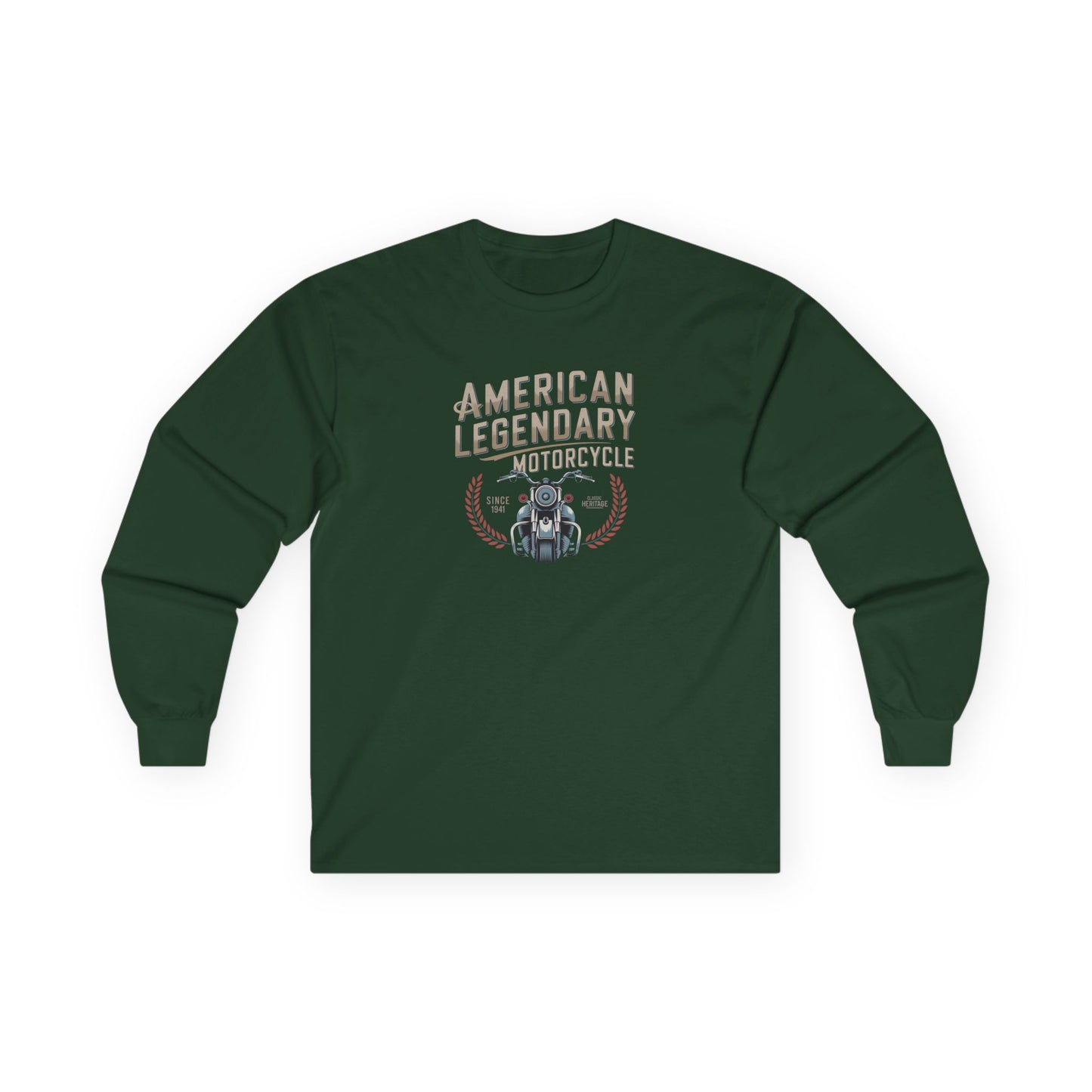 American Legendary Motorcycle Long Sleeve Tee