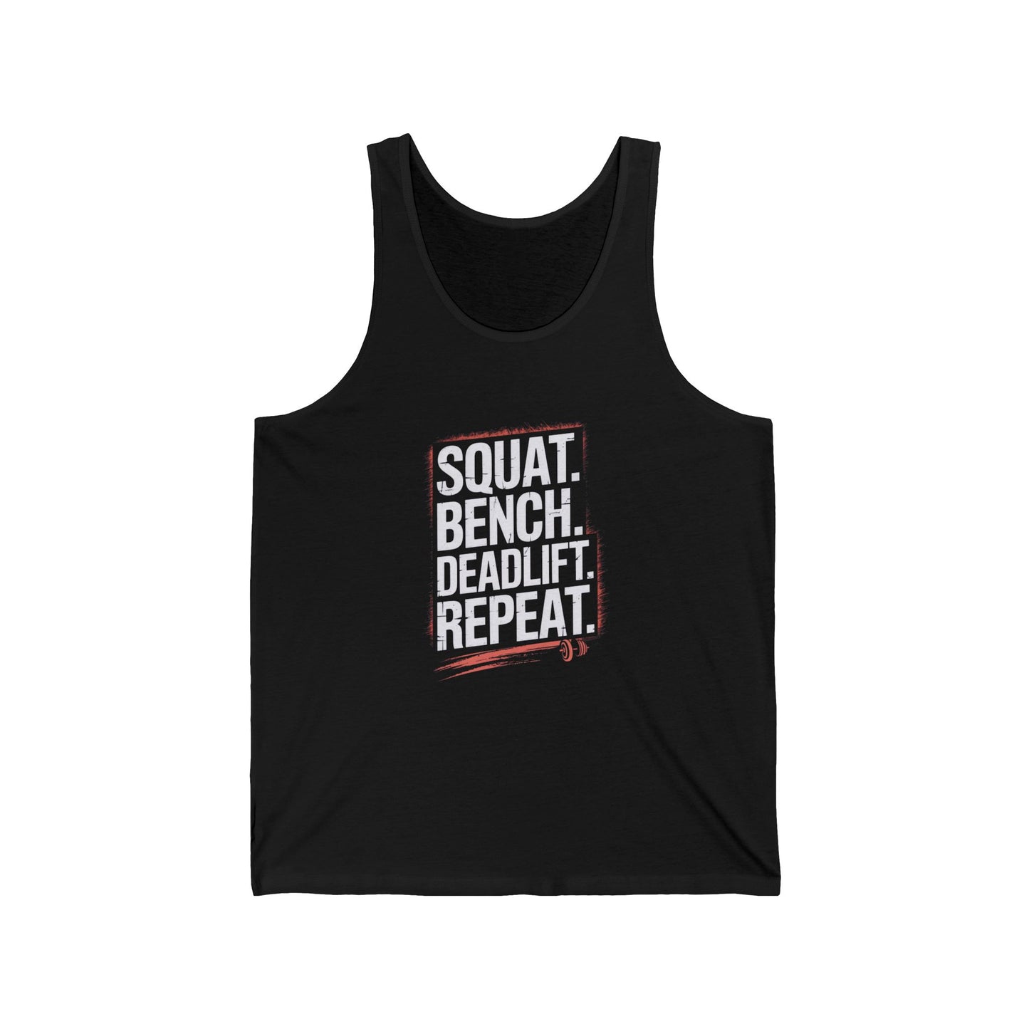Squat Bench Deadlift Repeat Jersey Tank