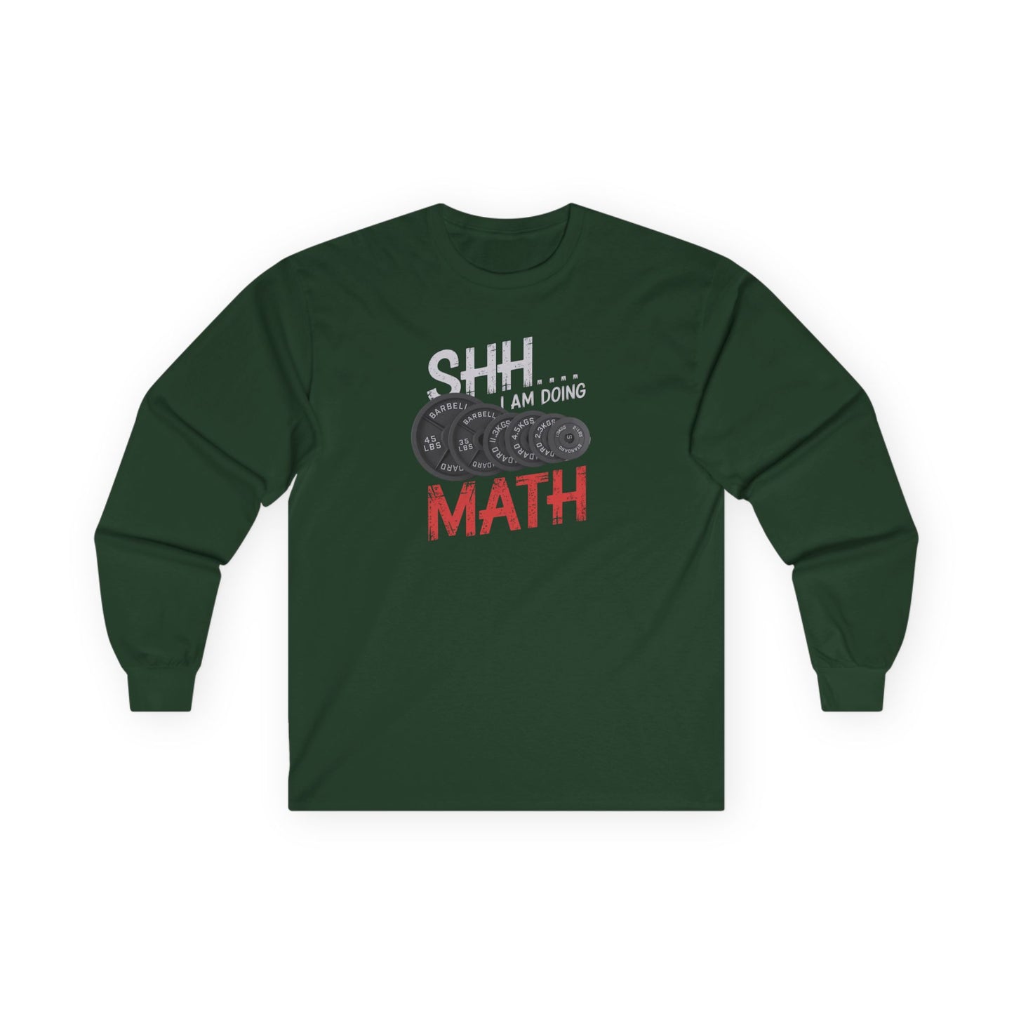 Shh I Am Doing Math Long Sleeve Tee