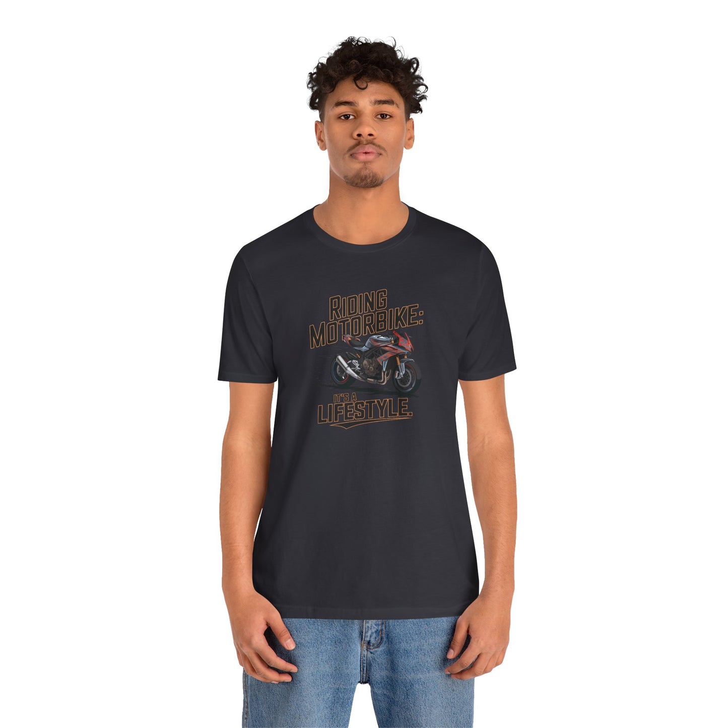 Riding Motorbike: It's A Lifestyle Short Sleeve Tee