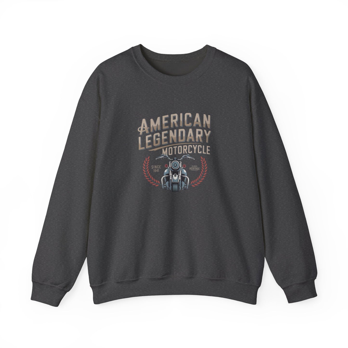 American Legendary Motorcycle Crewneck Sweatshirt