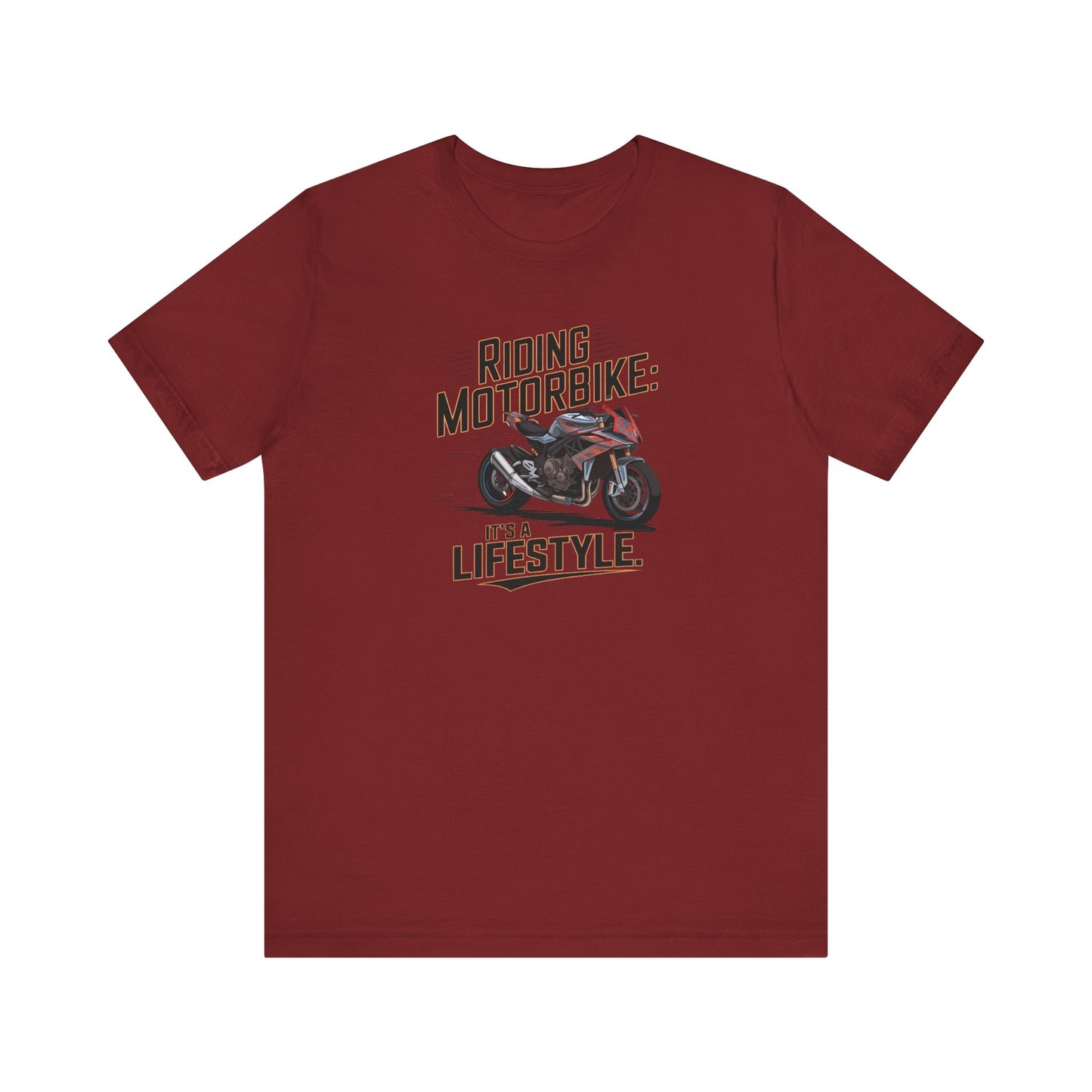 Riding Motorbike: It's A Lifestyle Short Sleeve Tee