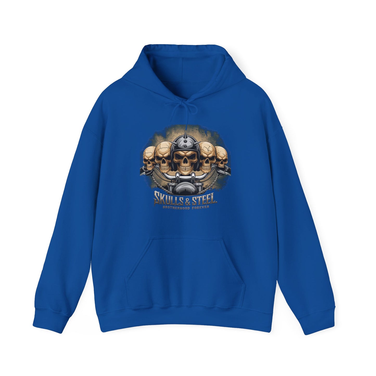 Skulls & Steel Brotherhood Forever Hooded Sweatshirt
