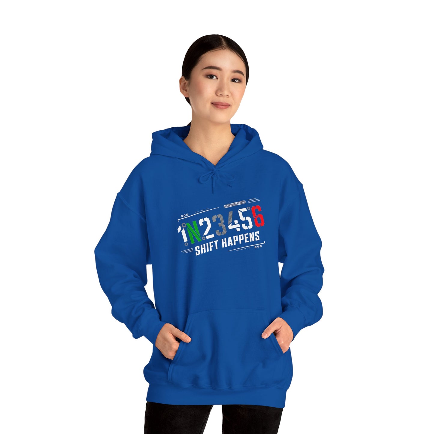 1N23456 Shift Happens Hooded Sweatshirt