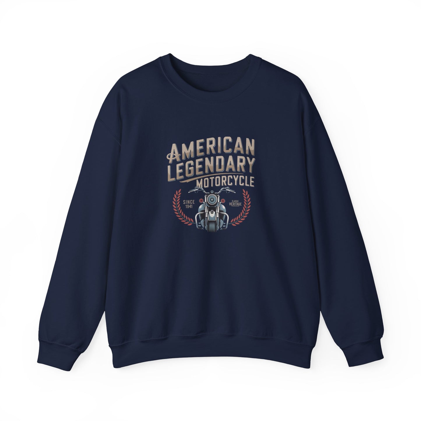 American Legendary Motorcycle Crewneck Sweatshirt
