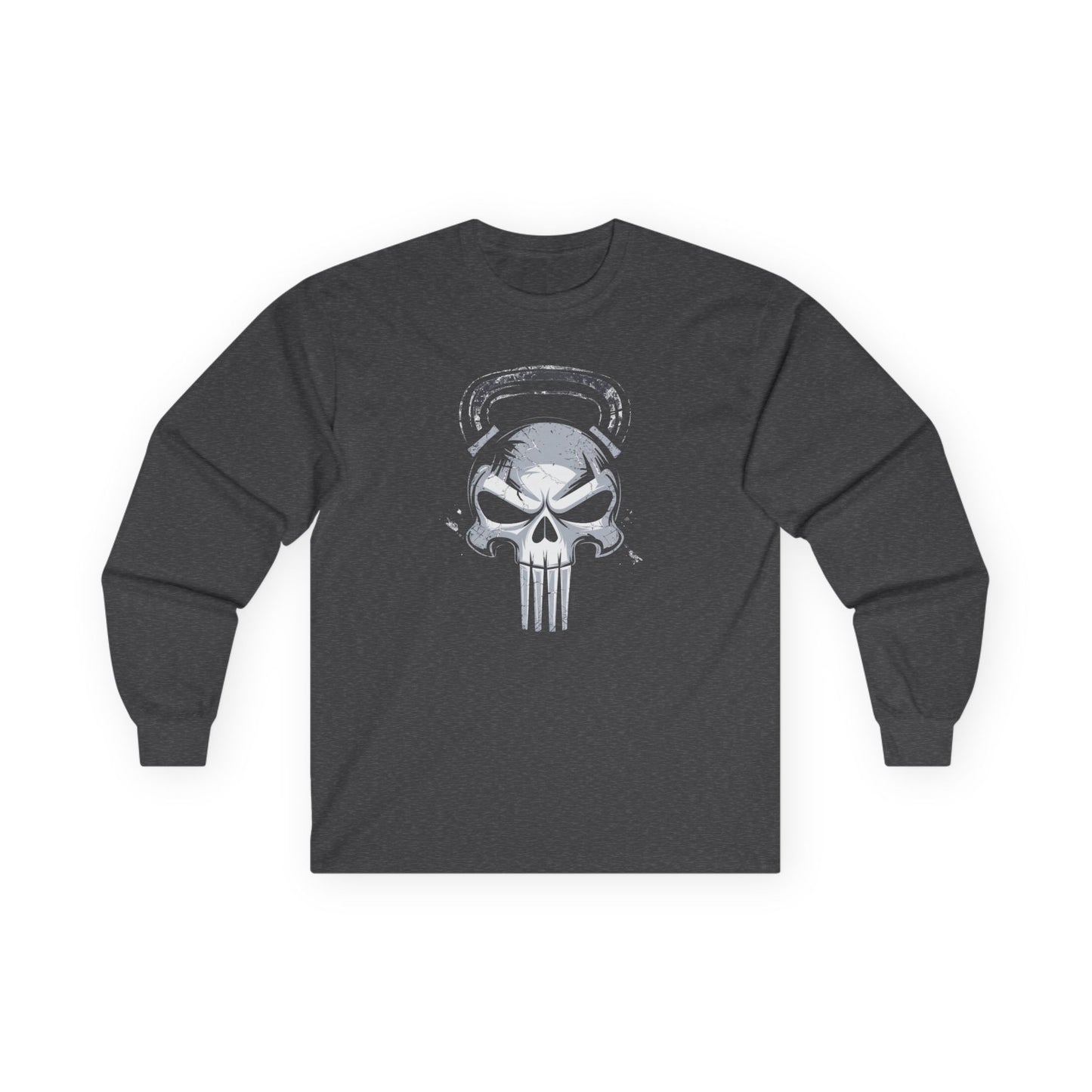 Kettlebell Skull Long Sleeve Tee