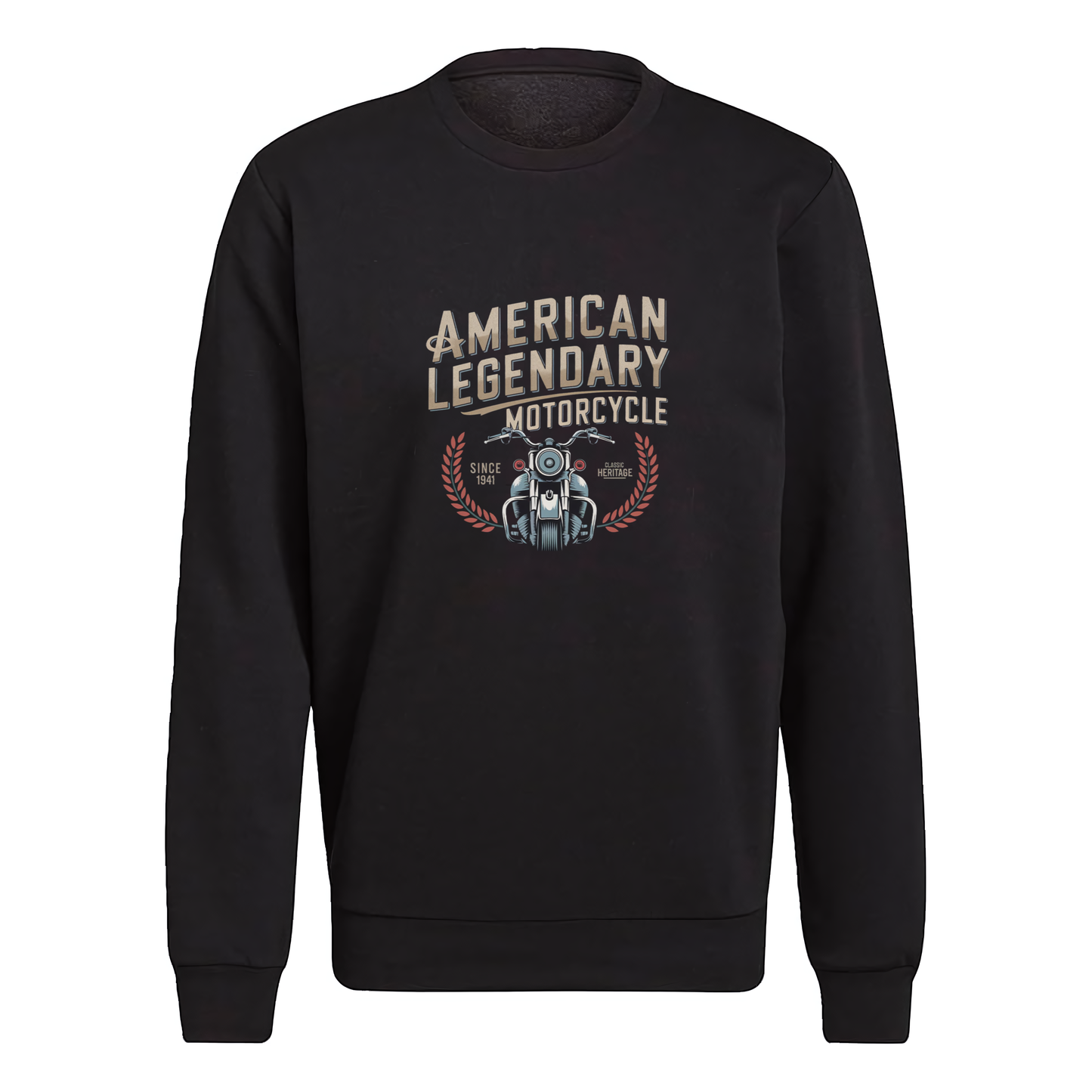 American Legendary Motorcycle Crewneck Sweatshirt