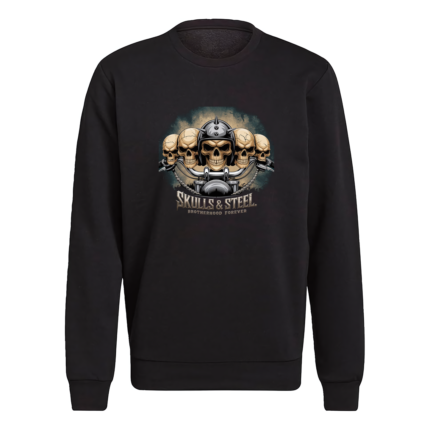Skulls & Steel Brotherhood Forever Crewneck Sweatshirt