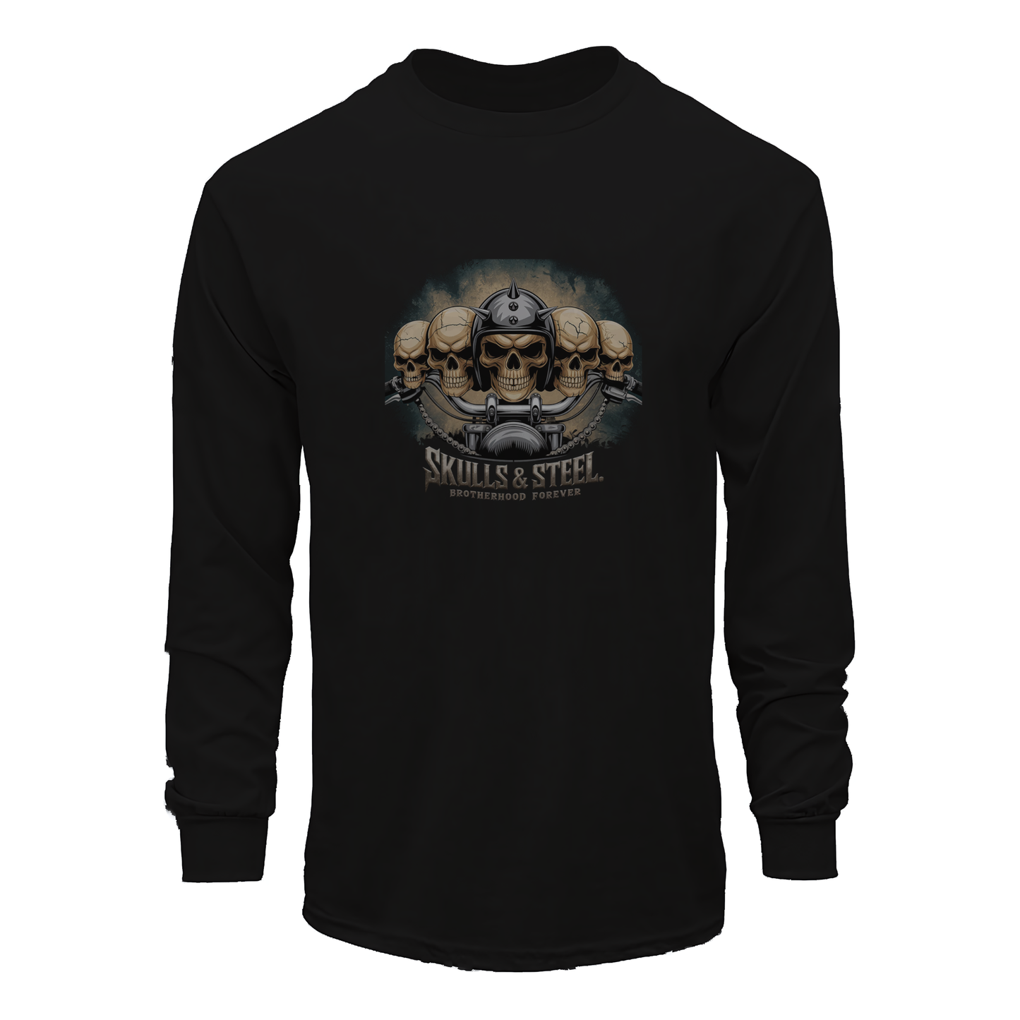 Skulls & Steel Brotherhood Forever Long Sleeve Tee