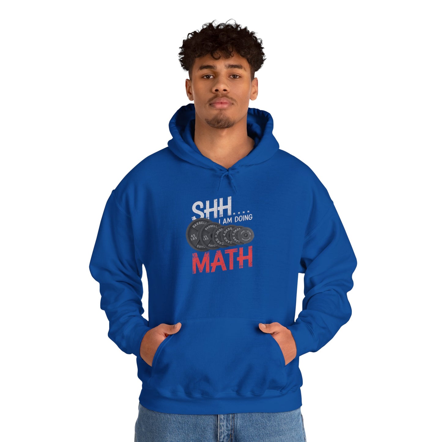 Shh I Am Doing Math Hooded Sweatshirt