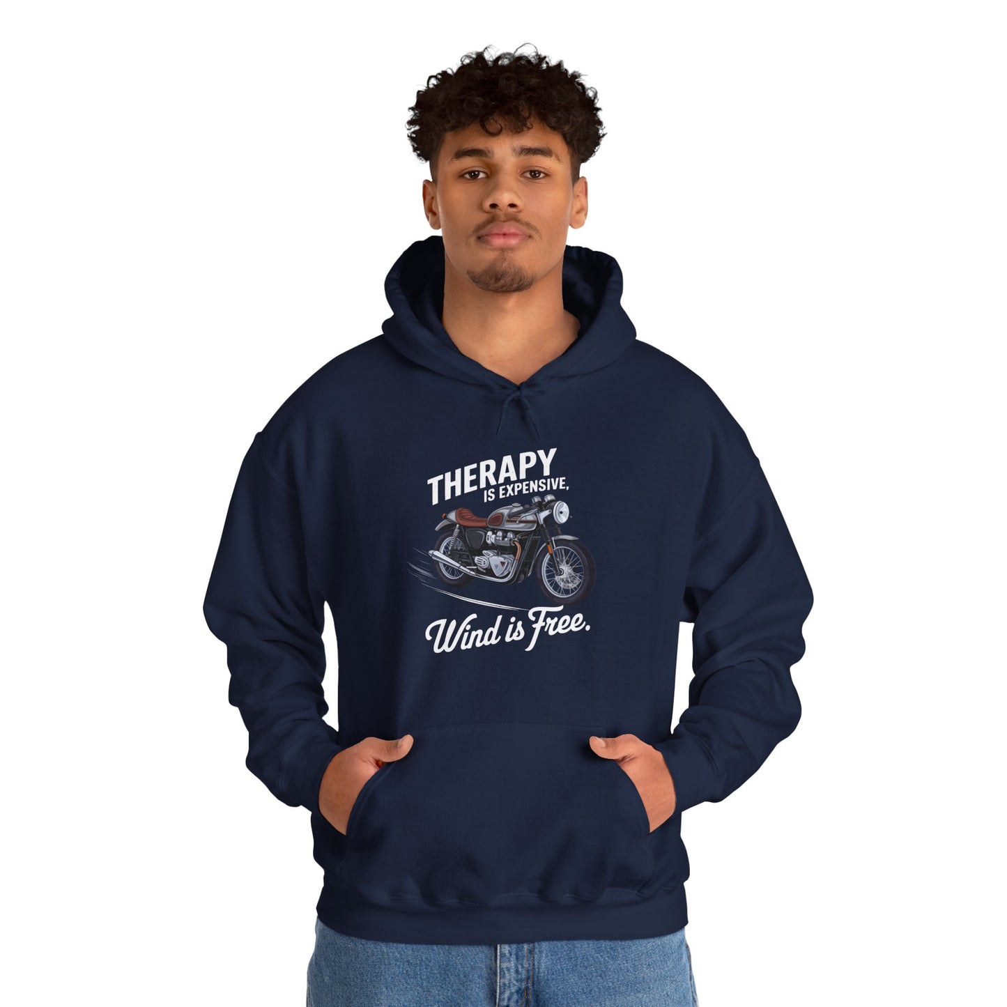 Therapy Is Expensive Wind Is Free Hooded Sweatshirt