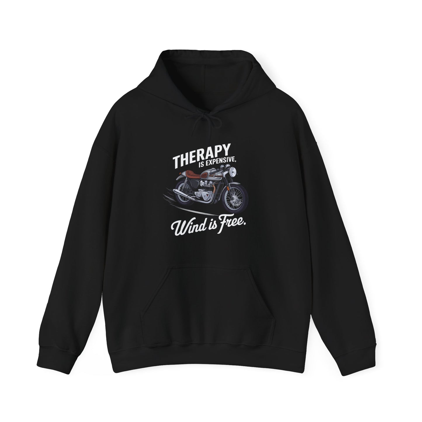 Therapy Is Expensive Wind Is Free Hooded Sweatshirt