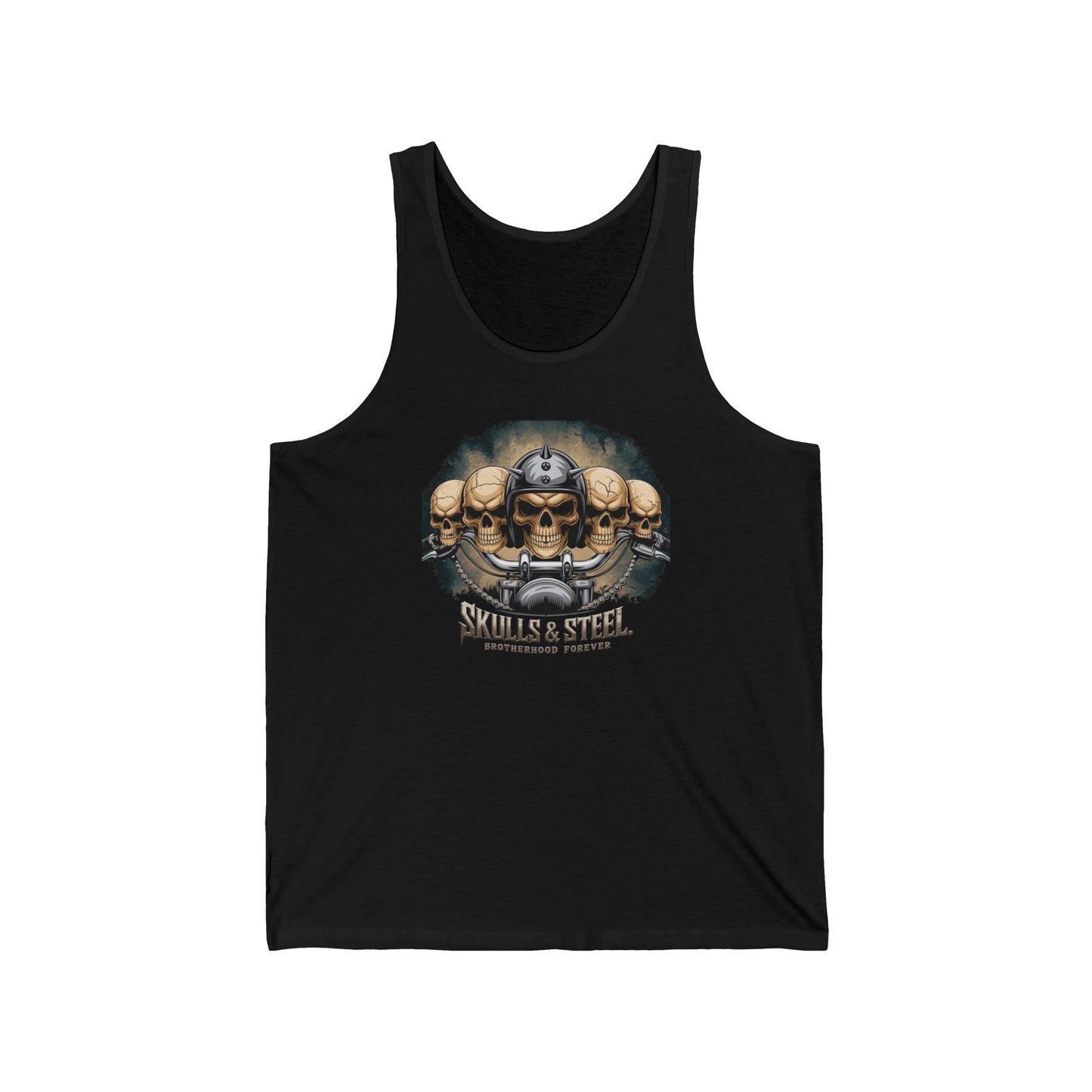 Skulls & Steel Brotherhood Forever Jersey Tank