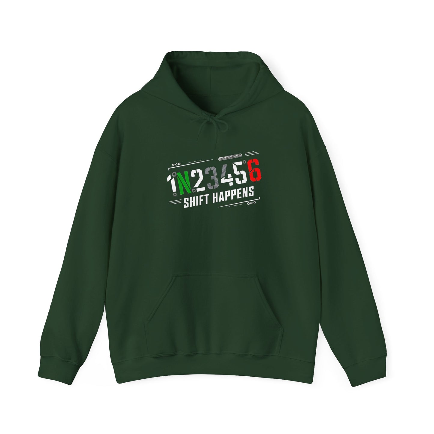 1N23456 Shift Happens Hooded Sweatshirt