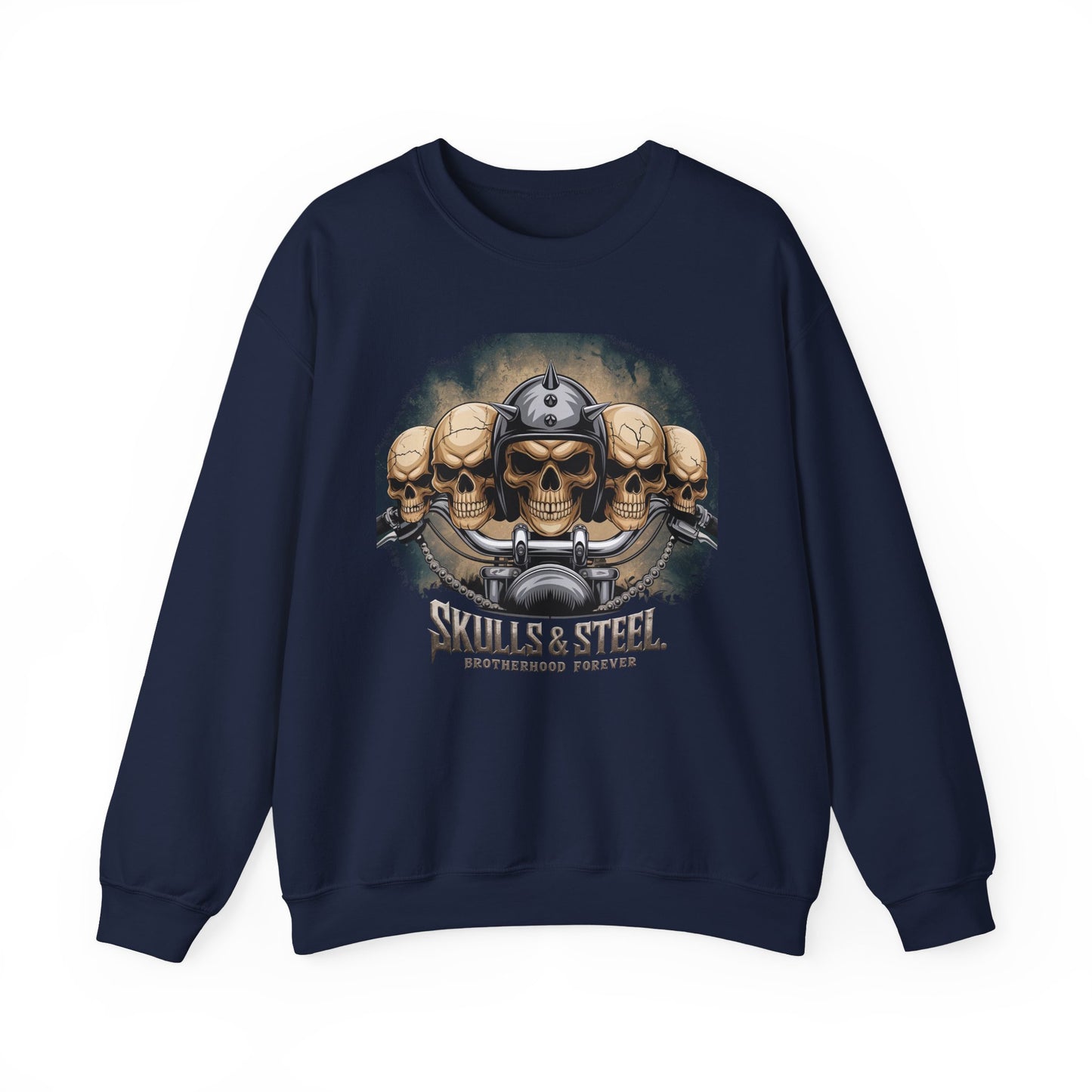 Skulls & Steel Brotherhood Forever Crewneck Sweatshirt