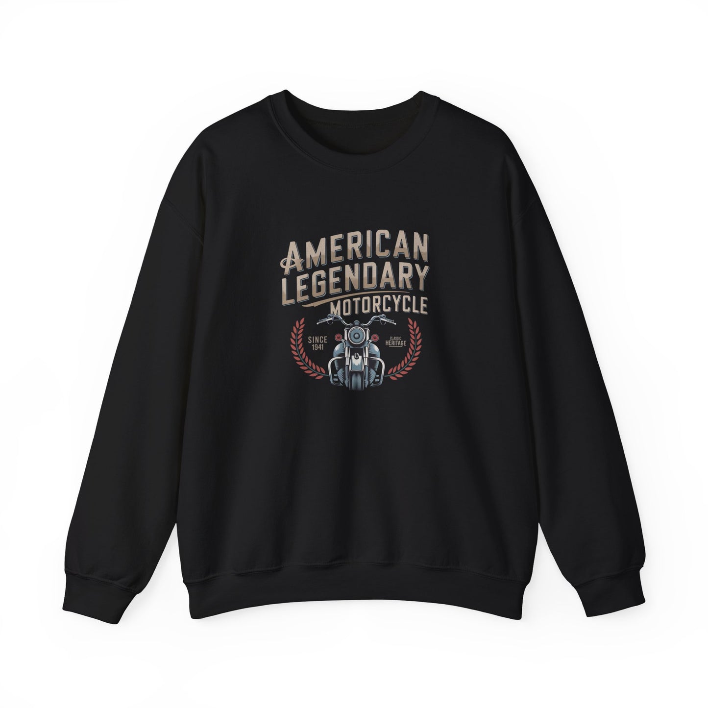 American Legendary Motorcycle Crewneck Sweatshirt