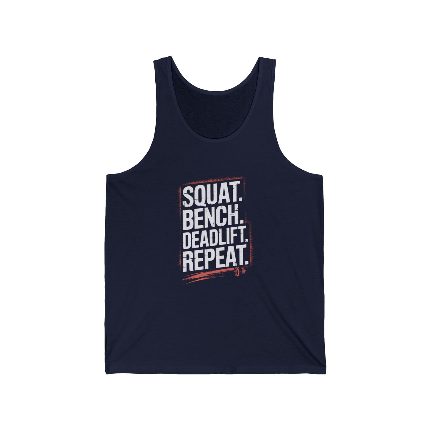 Squat Bench Deadlift Repeat Jersey Tank