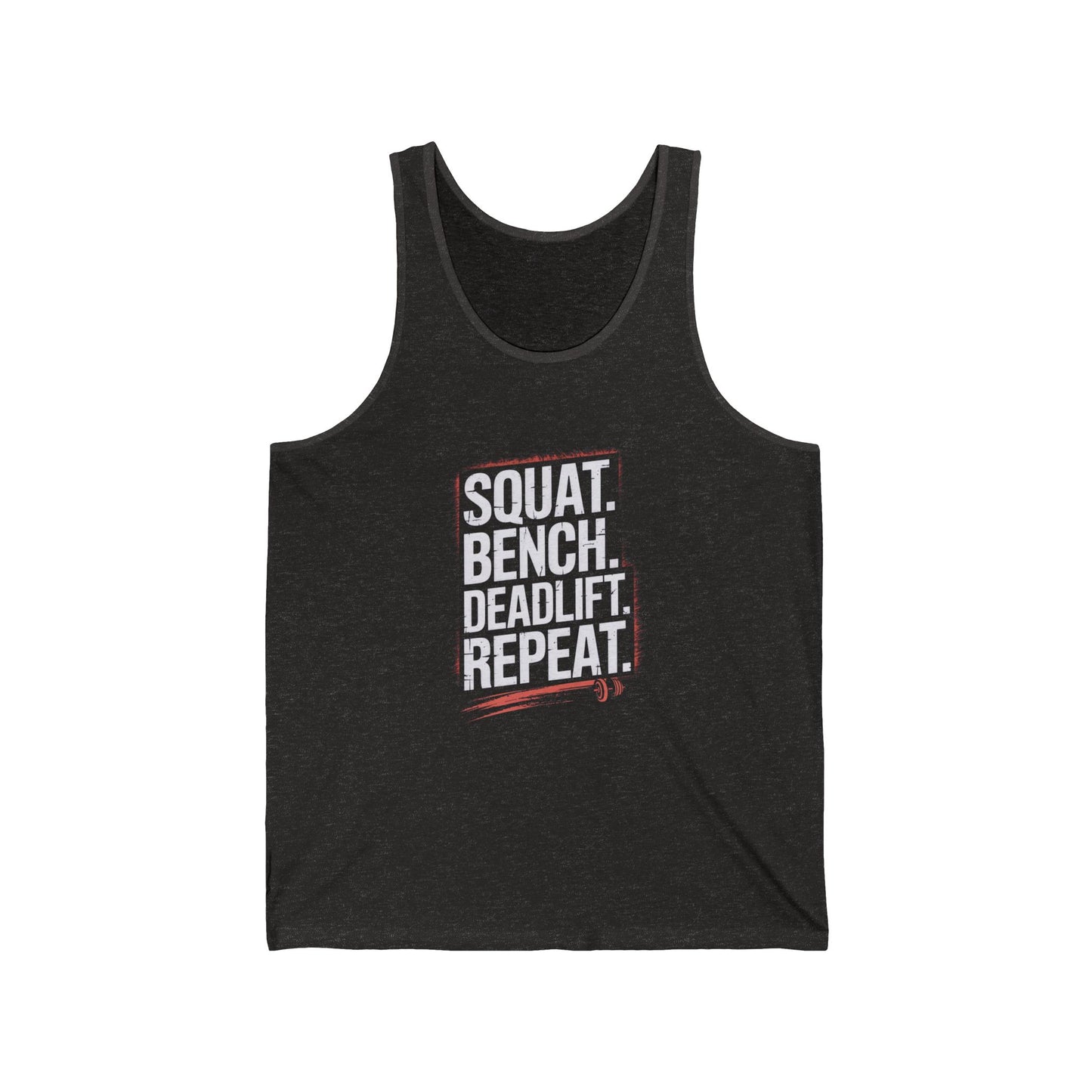 Squat Bench Deadlift Repeat Jersey Tank