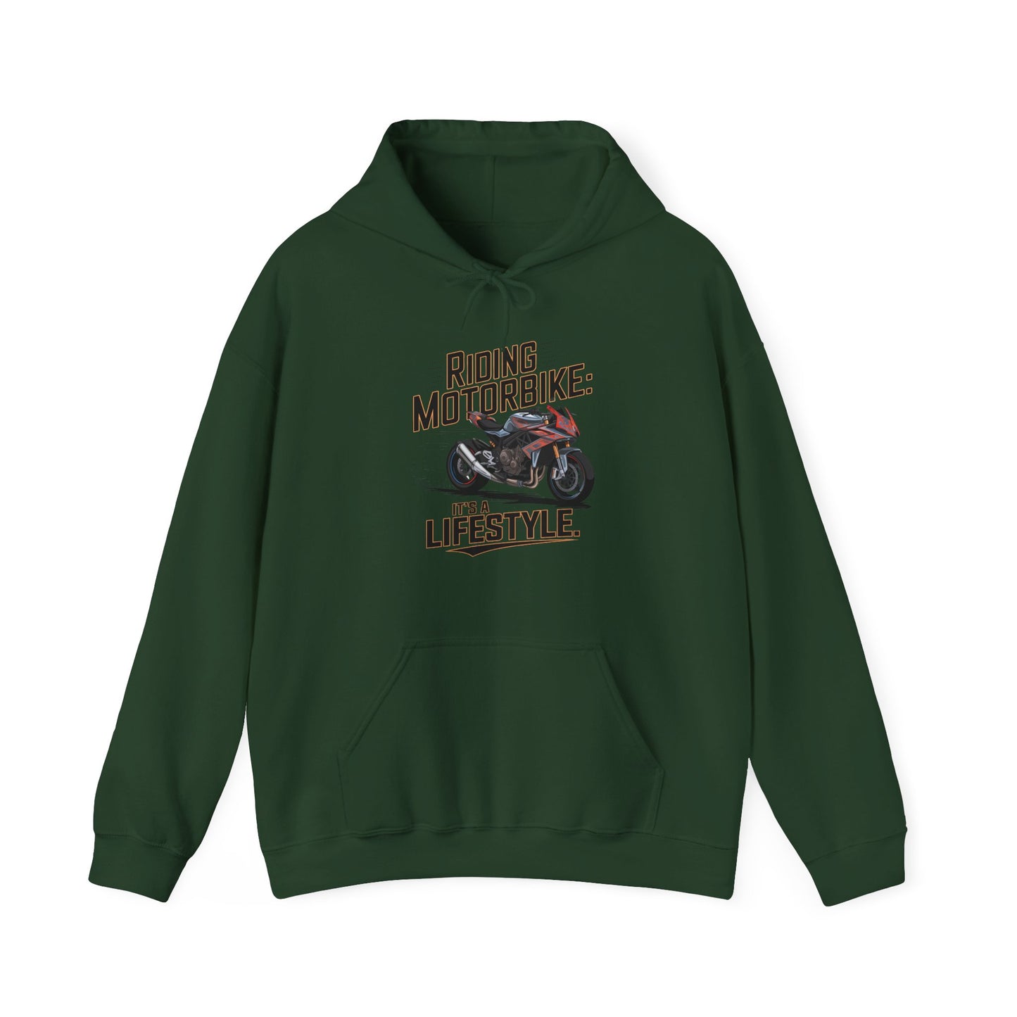 Riding Motorbike: It's A Lifestyle Hooded Sweatshirt