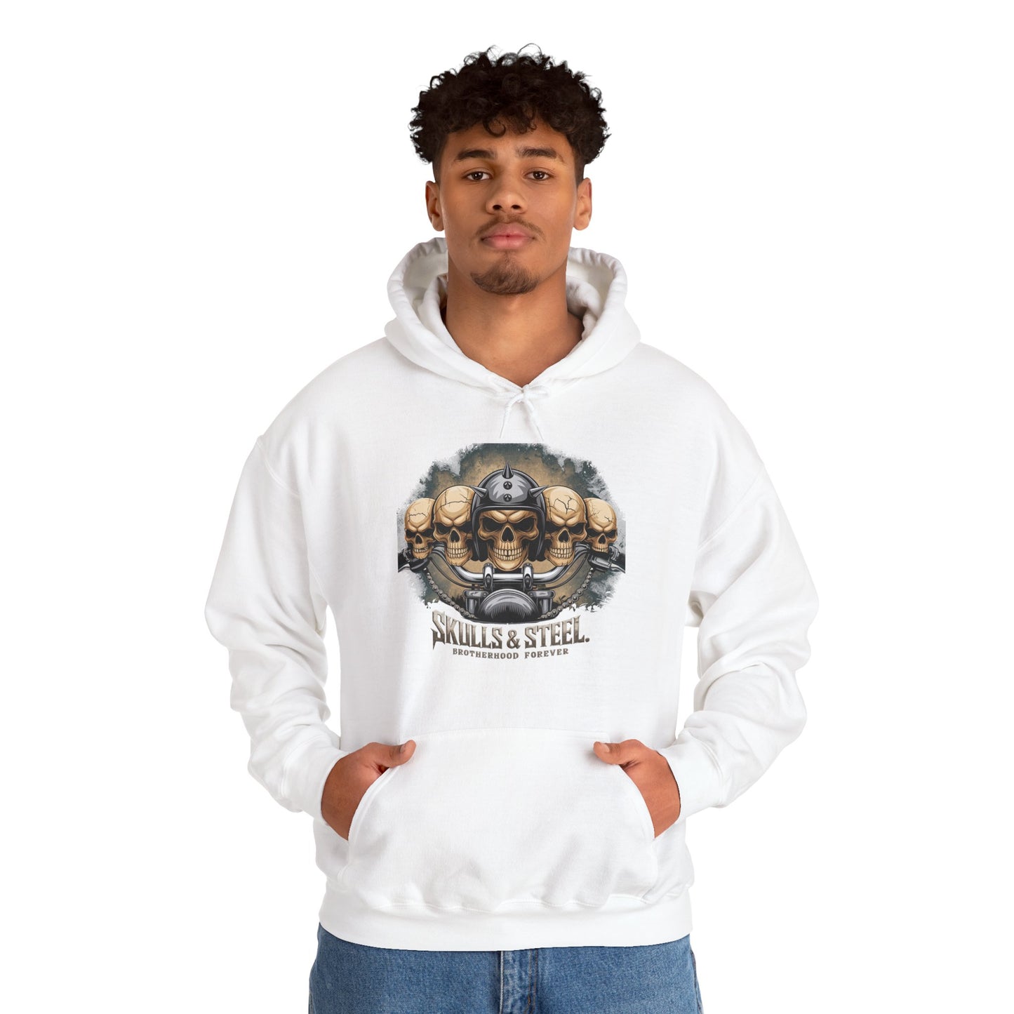 Skulls & Steel Brotherhood Forever Hooded Sweatshirt