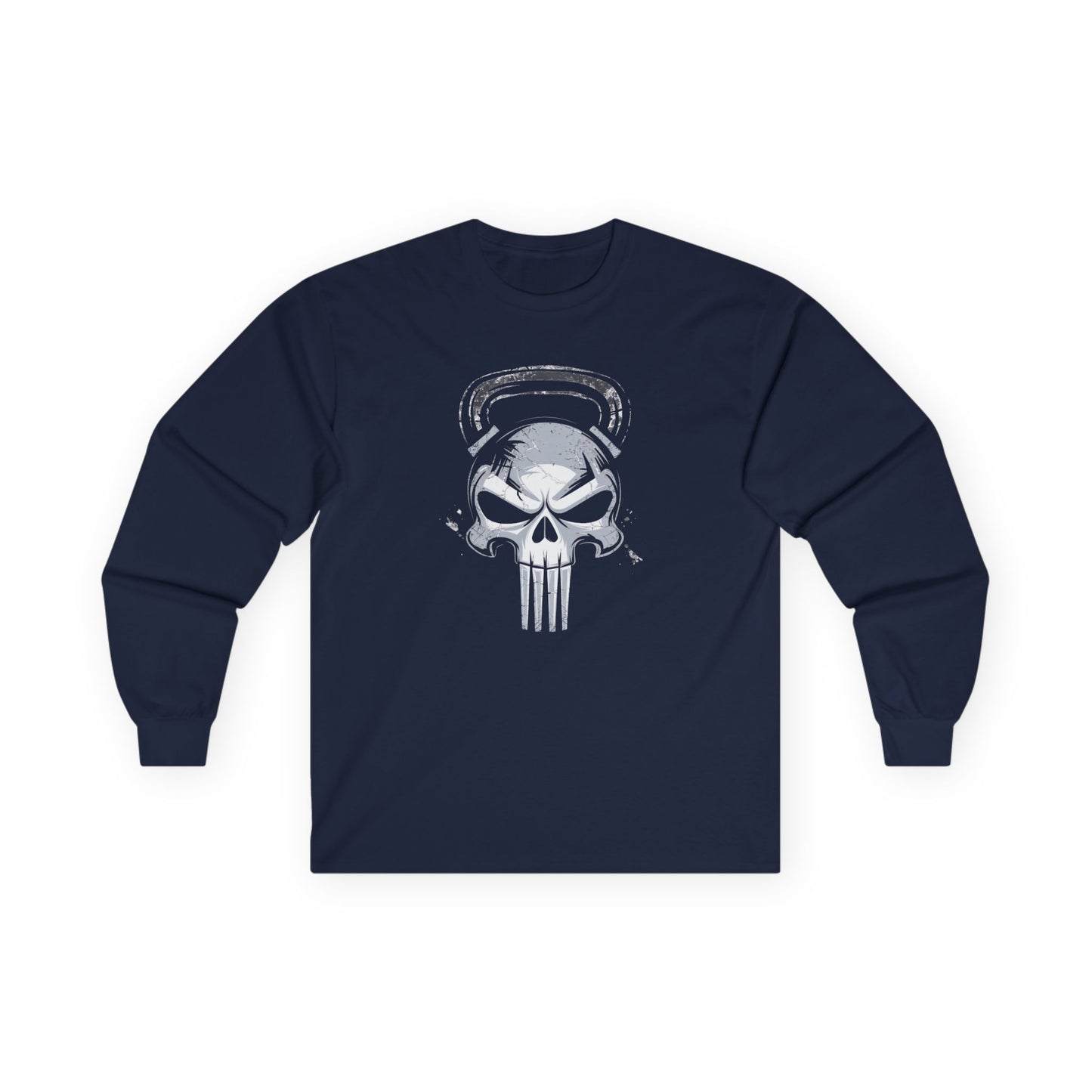 Kettlebell Skull Long Sleeve Tee