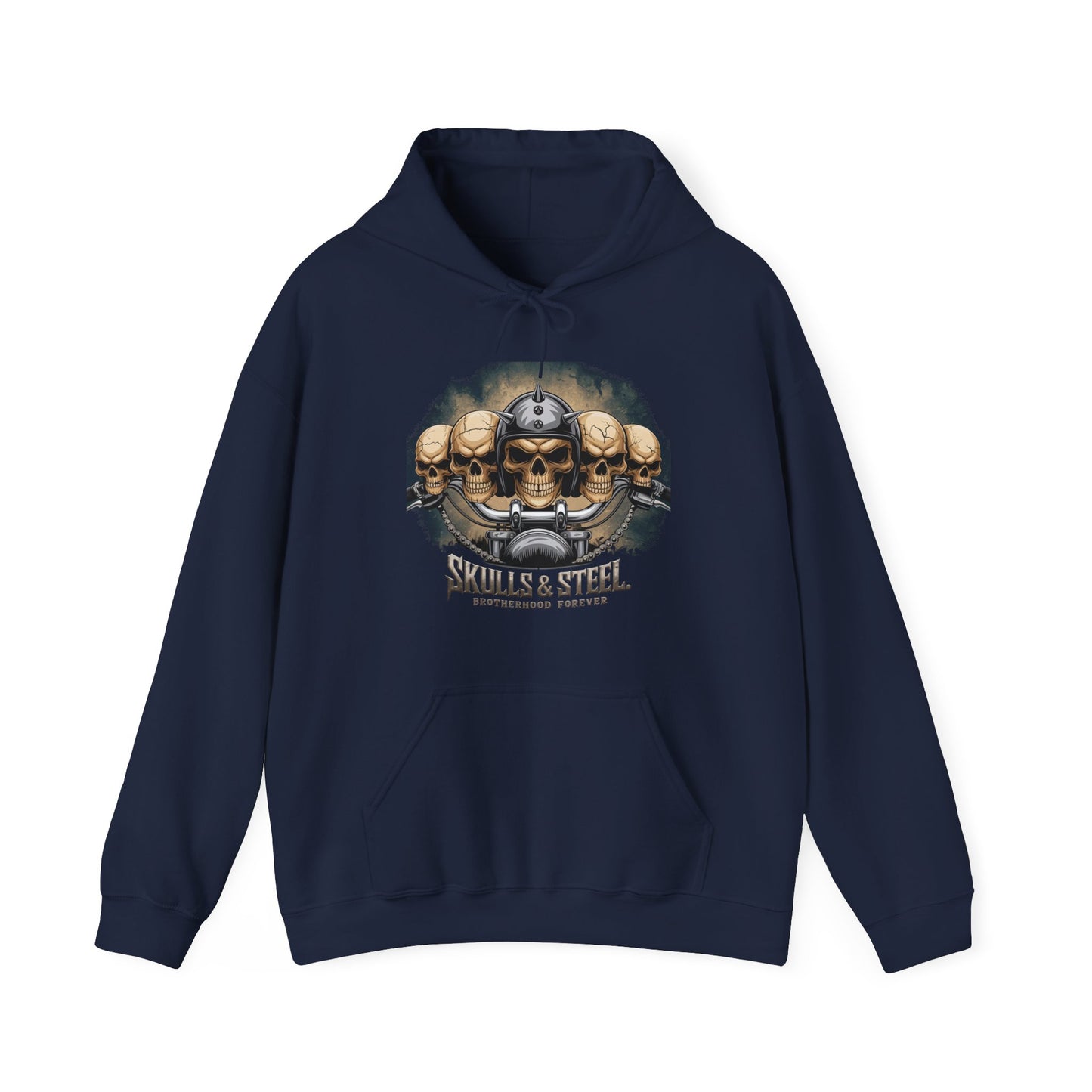 Skulls & Steel Brotherhood Forever Hooded Sweatshirt