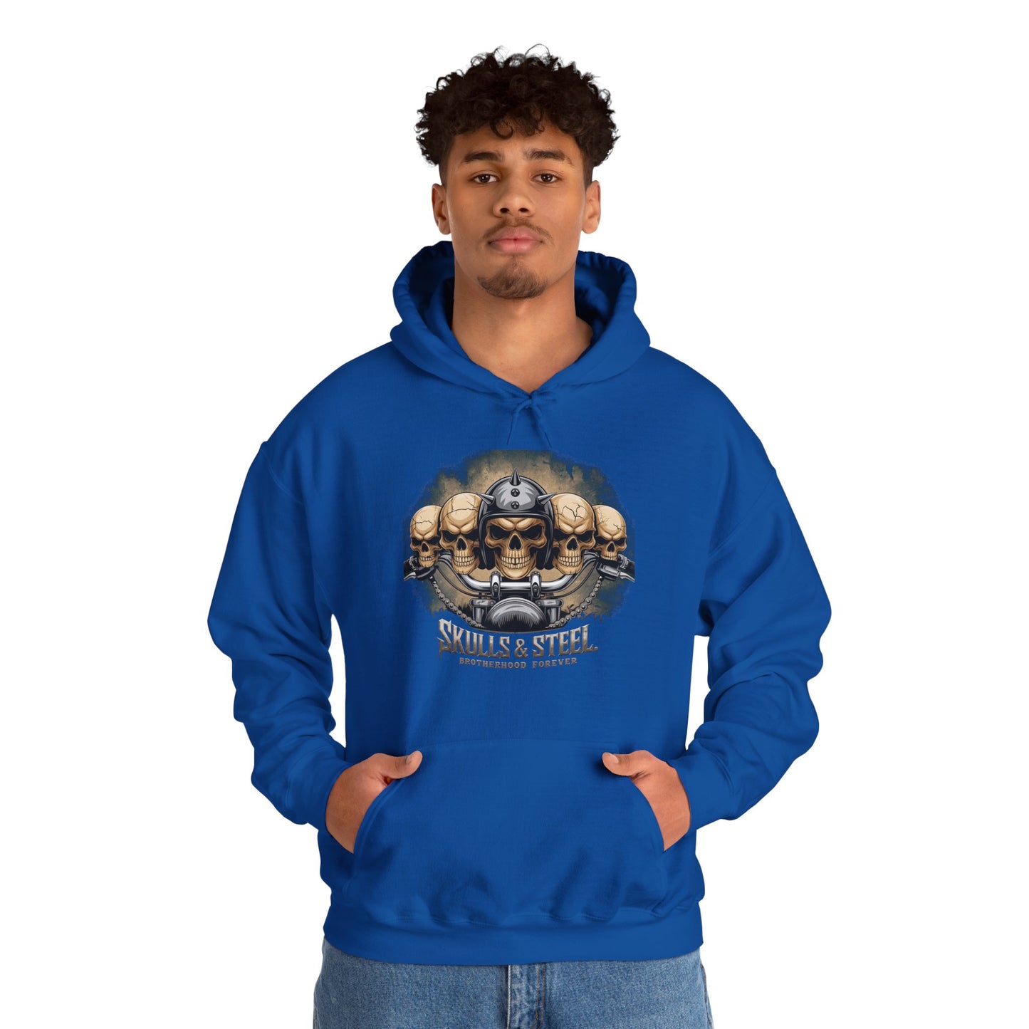 Skulls & Steel Brotherhood Forever Hooded Sweatshirt