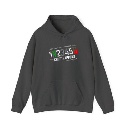 1N23456 Shift Happens Hooded Sweatshirt