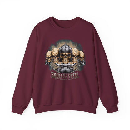 Skulls & Steel Brotherhood Forever Crewneck Sweatshirt