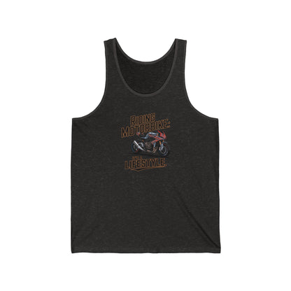 Riding Motorbike: It's A Lifestyle Jersey Tank