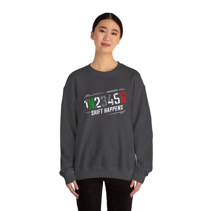1N23456 Shift Happens Crewneck Sweatshirt