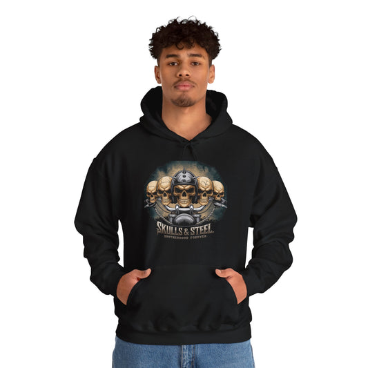 Skulls & Steel Brotherhood Forever Hooded Sweatshirt
