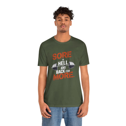 Sore As Hell And Back For More Short Sleeve Tee
