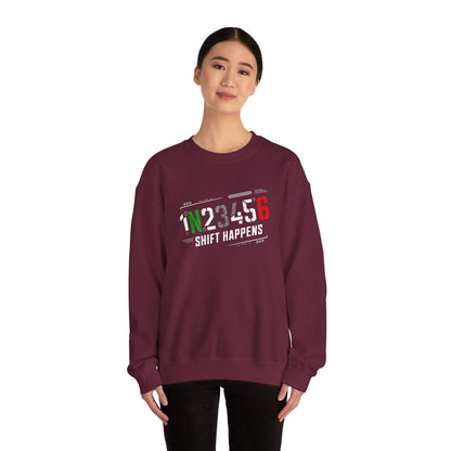 1N23456 Shift Happens Crewneck Sweatshirt