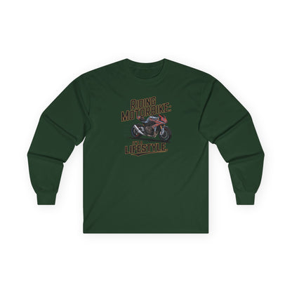 Riding Motorbike: It's A Lifestyle Long Sleeve Tee