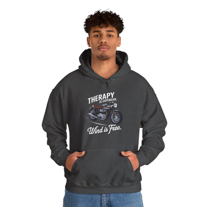 Therapy Is Expensive Wind Is Free Hooded Sweatshirt