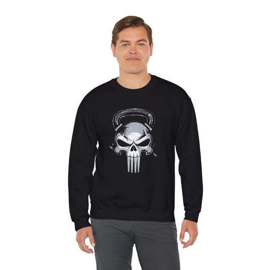 Kettlebell Skull Crewneck Sweatshirt