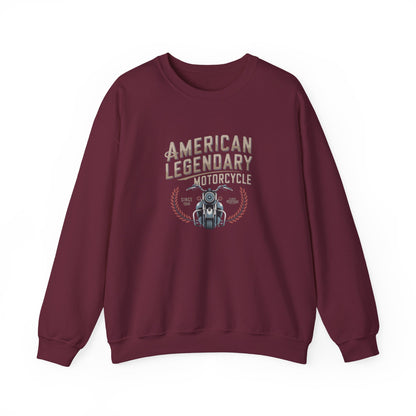 American Legendary Motorcycle Crewneck Sweatshirt