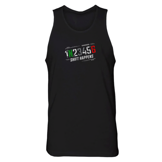 1N23456 Shift Happens Jersey Tank