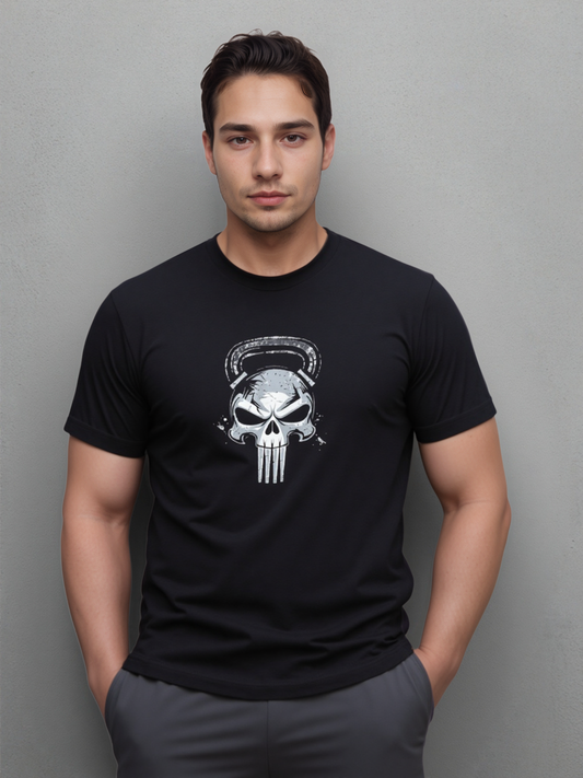 Kettlebell Skull Short Sleeve Tee