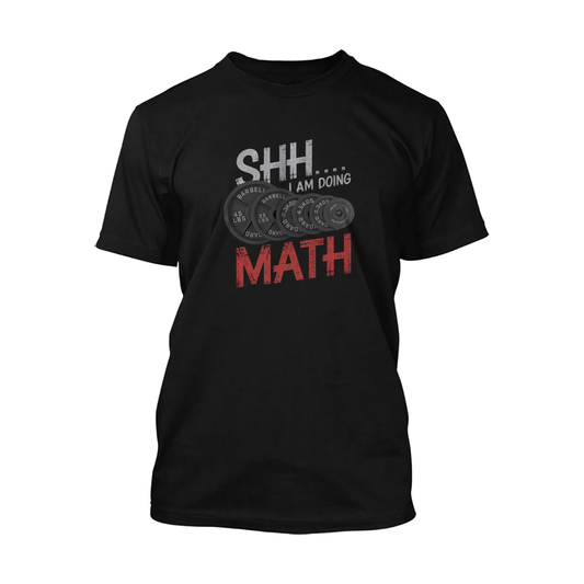 Shh I Am Doing Math Short Sleeve Tee